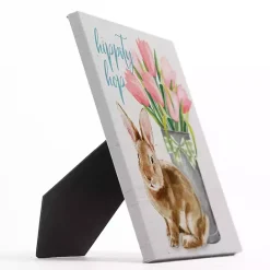 Hot Kirklands Home Hippity Hop Rabbit Tabletop Canvas Art Print