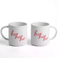Discount Kirklands Home Ho Ho Ho Mugs, Set of 2