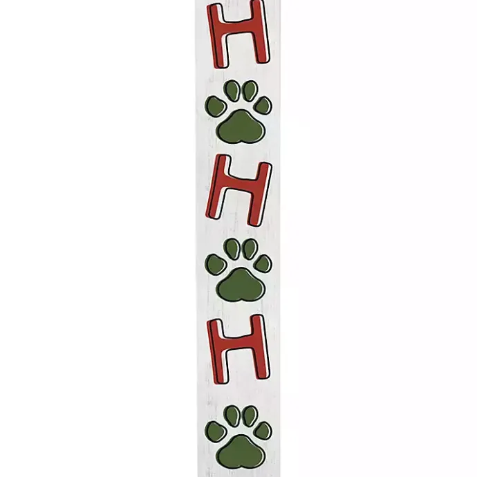 Kirklands Home Ho Ho Ho Paws Porch Board
