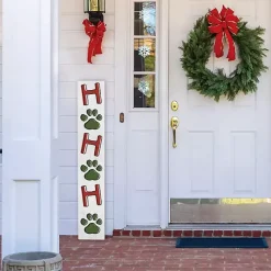 Kirklands Home Ho Ho Ho Paws Porch Board