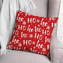 Best Kirklands Home Ho Ho Ho Snowflake Throw Pillow