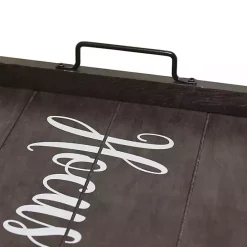 Hot Kirklands Home Hocus Pocus Wood Tray Black