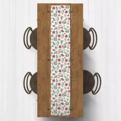 Sale Kirklands Home Holiday Florals Table Runner, 90 in.