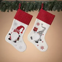 Discount Kirklands Home Holiday Gnome Christmas Stockings, Set of 2