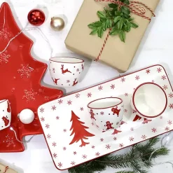 Discount Kirklands Home Holiday Patterns 4-pc. Serving Set