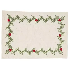 Discount Kirklands Home Holly Berry 8-pc. Placemat and Napkin Set