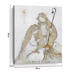 Best Kirklands Home Holy Night Family Canvas Art Print
