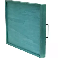 Best Kirklands Home Home Wash Wood Tray Blue