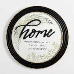 Kirklands Home Home Botanical Framed Wall Plaque