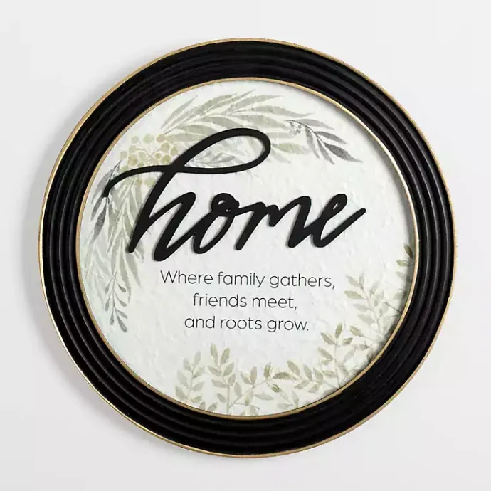 Kirklands Home Home Botanical Framed Wall Plaque