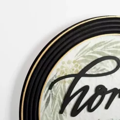 Kirklands Home Home Botanical Framed Wall Plaque