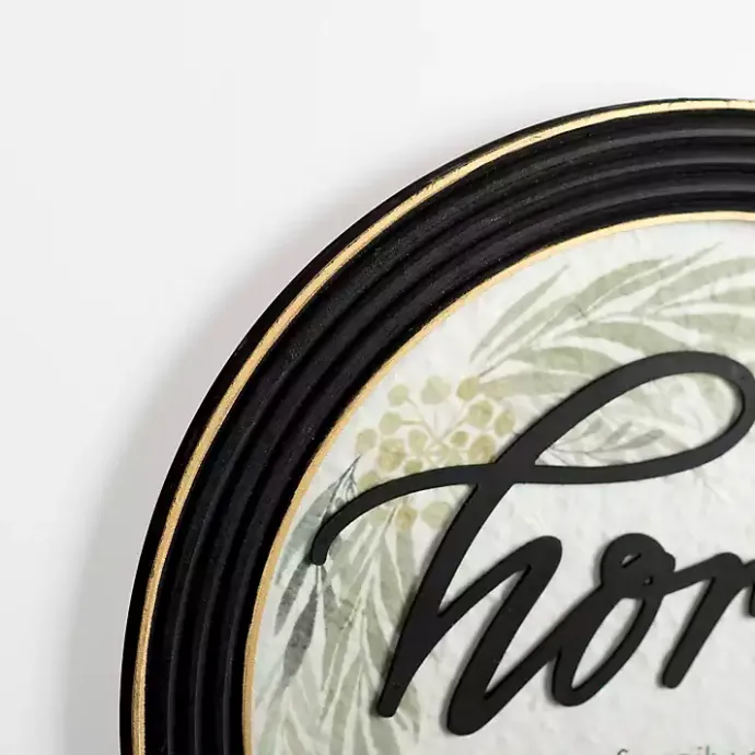 Kirklands Home Home Botanical Framed Wall Plaque