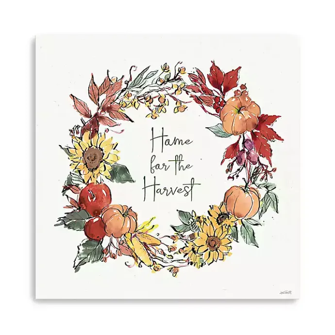 Outlet Kirklands Home Home For The Harvest Wreath Wall Art