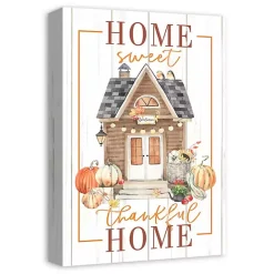 Sale Kirklands Home Home Sweet Thankful Home Canvas Art Print