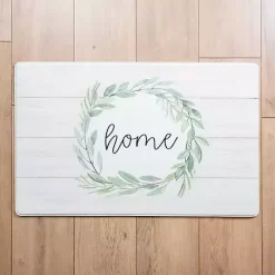 New Kirklands Home Home Wreath Kitchen Mat