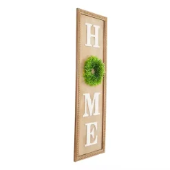 Outlet Kirklands Home Home Wreath Wood Panel Wall Plaque Brown
