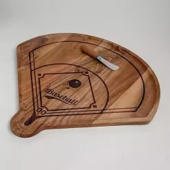 Best Kirklands Home Homeplate Shaped Acacia Wood Serving Board