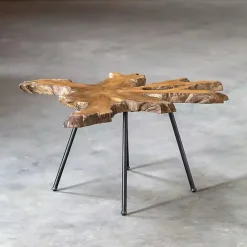 New Kirklands Home Honey Natural Teak Wood Coffee Table Brown