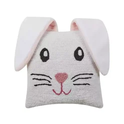 Discount Kirklands Home Hooked Bunny Ears Easter Throw Pillow