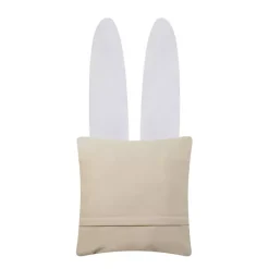 Discount Kirklands Home Hooked Bunny Ears Easter Throw Pillow