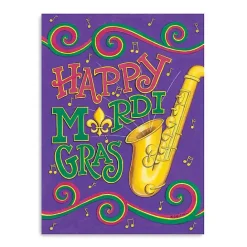 Kirklands Home Hooray Musical Mardi Gras Canvas Art Print