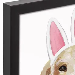 Clearance Kirklands Home Hoppy Easter Puppy Framed Canvas Print