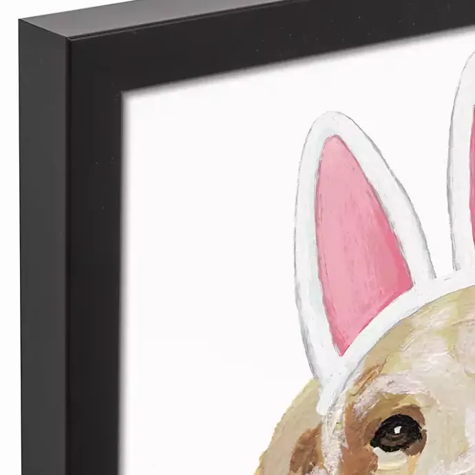 Clearance Kirklands Home Hoppy Easter Puppy Framed Canvas Print