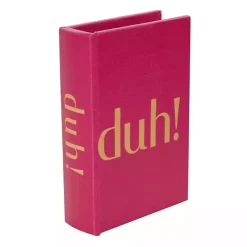 Kirklands Home Hot Pink Ooh La La Book Boxes, Set of 3