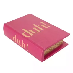 Kirklands Home Hot Pink Ooh La La Book Boxes, Set of 3
