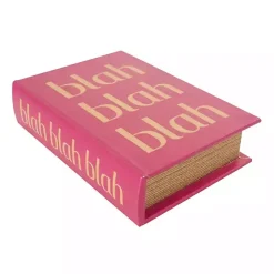 Kirklands Home Hot Pink Ooh La La Book Boxes, Set of 3