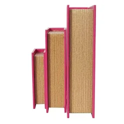 Kirklands Home Hot Pink Ooh La La Book Boxes, Set of 3