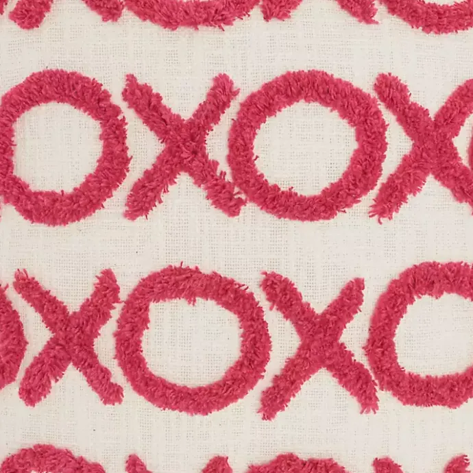 Clearance Kirklands Home Hot Pink Tufted XOXO Pillow