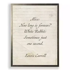 Kirklands Home How Long is Forever Wall Plaque White