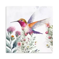 Best Kirklands Home Hummingbird Wildflower II Canvas Art Print