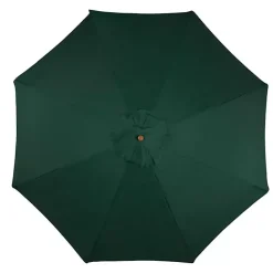 Hot Kirklands Home Hunter 8 ft. Wooden Pulley Umbrella Green