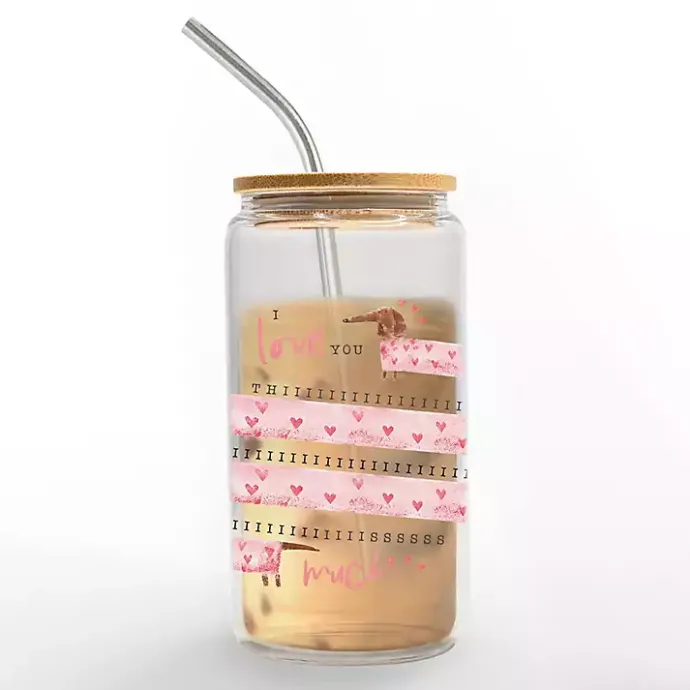 Best Kirklands Home I Love You Thiiiiis Much Glass Tumbler