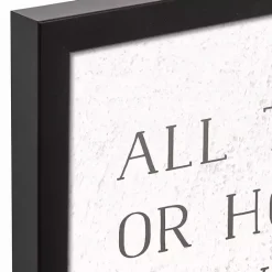 Kirklands Home I Owe to My Mother Framed Canvas Art Print