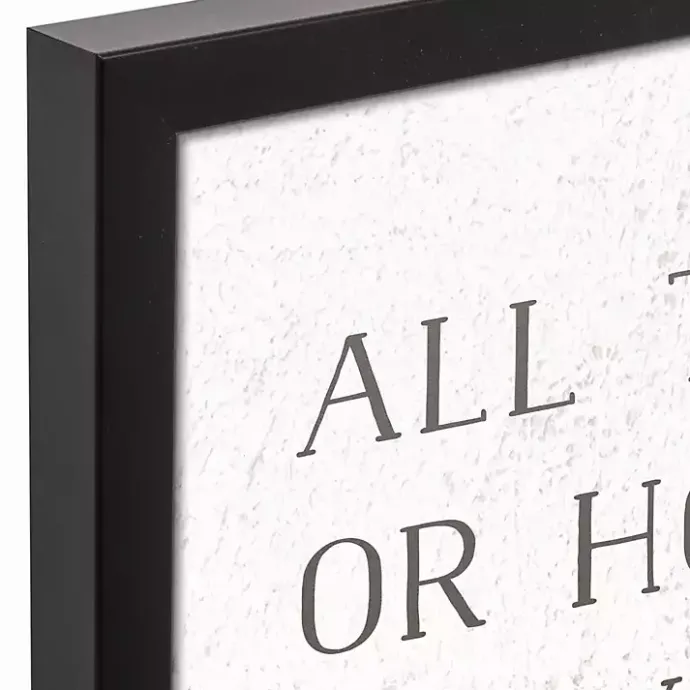 Kirklands Home I Owe to My Mother Framed Canvas Art Print