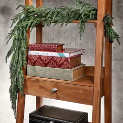 Hot Kirklands Home Iced Garden Norfolk Pine Garland Green