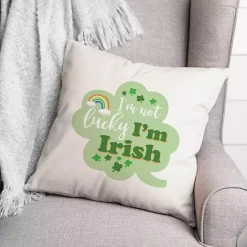 Best Kirklands Home I'm Not Lucky I'm Irish Throw Pillow