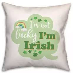 Best Kirklands Home I'm Not Lucky I'm Irish Throw Pillow