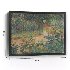 Discount Kirklands Home In the Garden Framed Canvas Art Print Green
