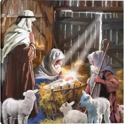 Best Kirklands Home In The Manger Christmas Canvas Art Print Multi
