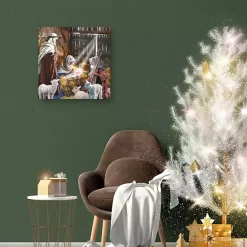 Best Kirklands Home In The Manger Christmas Canvas Art Print Multi