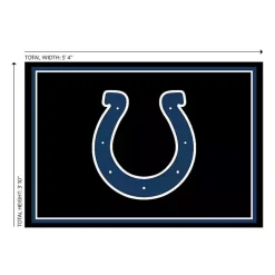 Sale Kirklands Home Indianapolis Colts Area Rug, 4x6 Black
