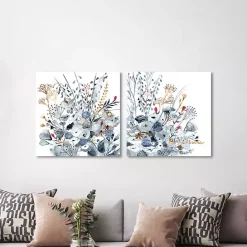 Hot Kirklands Home Indigo and Ochre 2-pc. Canvas Art Set