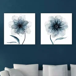 Online Kirklands Home Indigo Bloom Canvas Art Prints, Set of 2