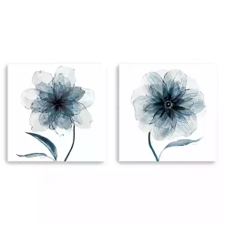 Online Kirklands Home Indigo Bloom Canvas Art Prints, Set of 2