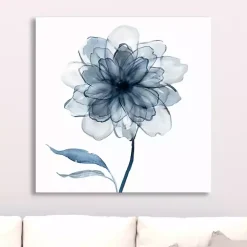 Hot Kirklands Home Indigo Bloom IV Giclee Canvas Art