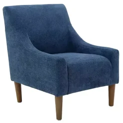 Kirklands Home Indigo Upholstered Shea Accent Chair Blue